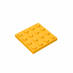 GOBRICKS GDS-519 Plate 4 x 4 - YWOBB