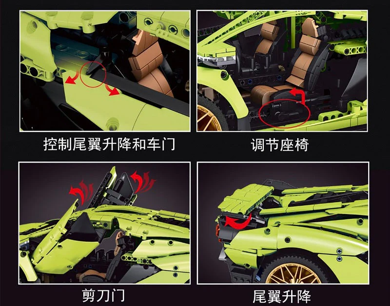 Mould King 13057S RC 1:8 Linbaoginni Sierne OVP EU Warehouse Version - YWOBB