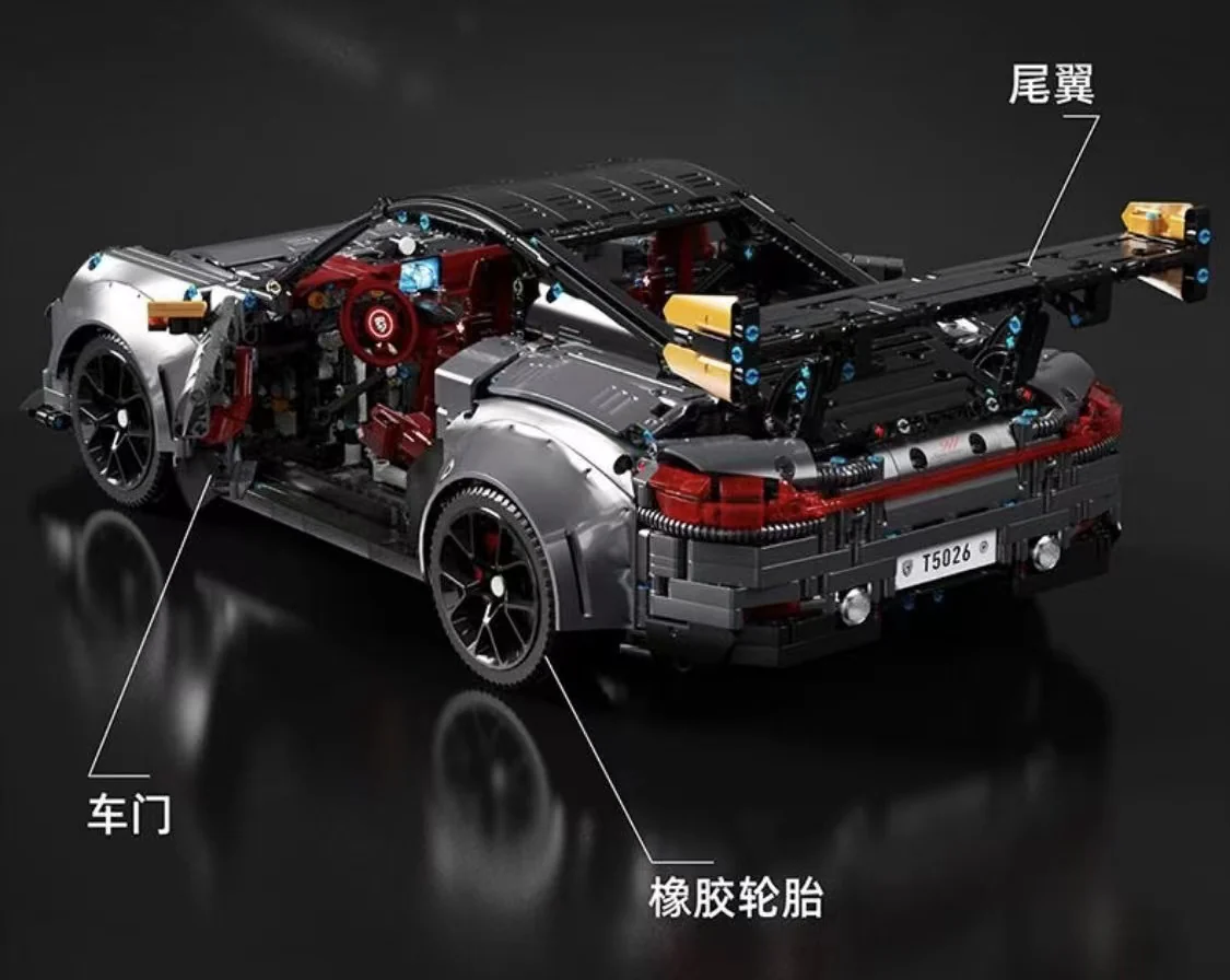 Customized 10560A 1:8 Porsche 911 GT2 RS - YWOBB