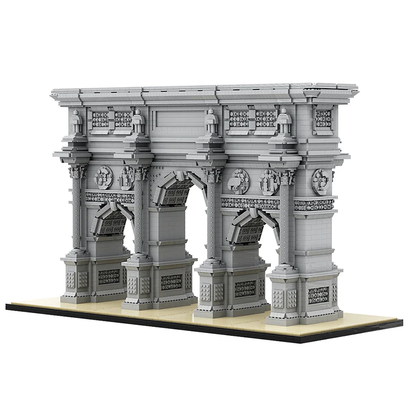 GOBRICKS MOC A0897 Arc de Triomphe - YWOBB