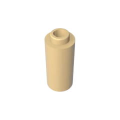 GOBRICKS GDS-1574 Brick Round 1 x 1 x 1 2/3 - YWOBB