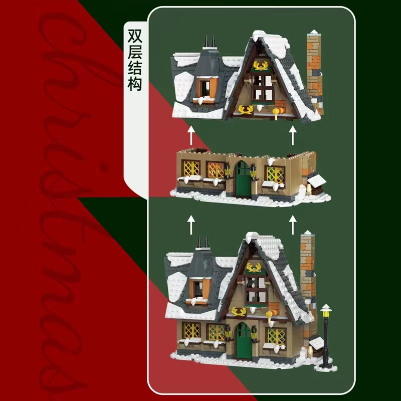 Mould King 16049S Christmas Cottage - YWOBB