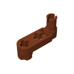 GOBRICKS GDS-966 Modified Crank / Pin 1 x 3 - Axle Holes - YWOBB