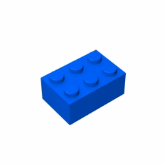 GOBRICKS GDS-541 Brick 2 x 3 - YWOBB
