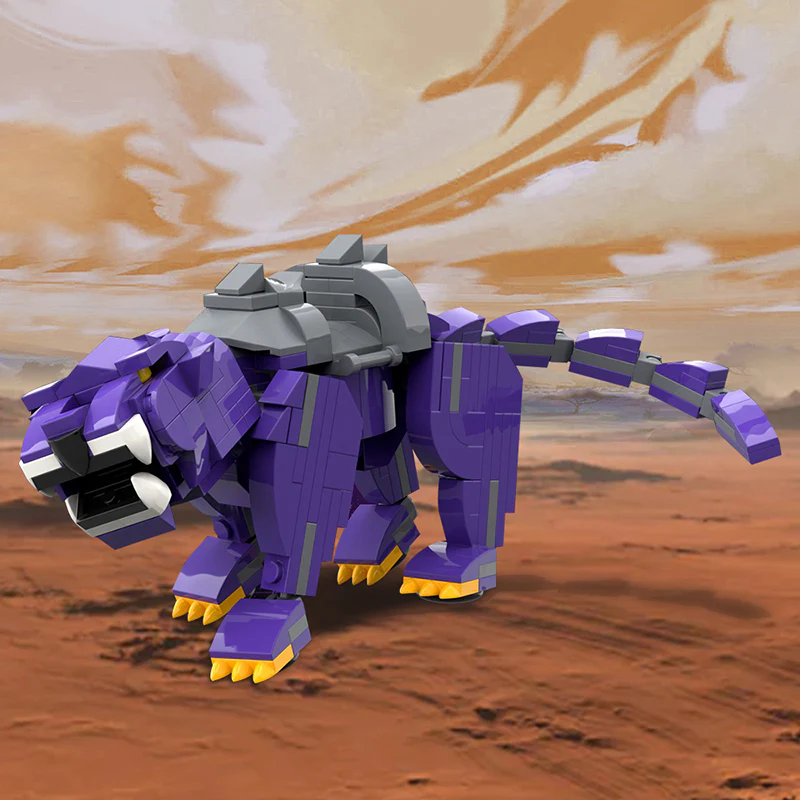 GOBRICKS MOC 18002 Masters of The Universe (He-Man) Battle Cat & Panthor - YWOBB