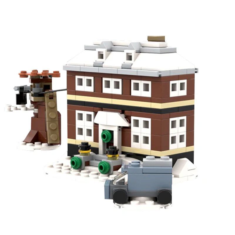 GOBRICKS MOC 102462 The Microscale McCallister House - YWOBB