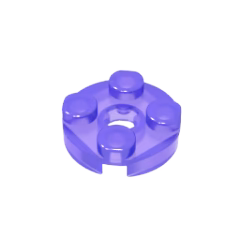 GOBRICKS GDS-609 Plate Round 2 x 2 with Axle Hole - YWOBB