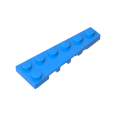 GOBRICKS GDS-2143 Wedge Plate 6 x 2 Right - YWOBB