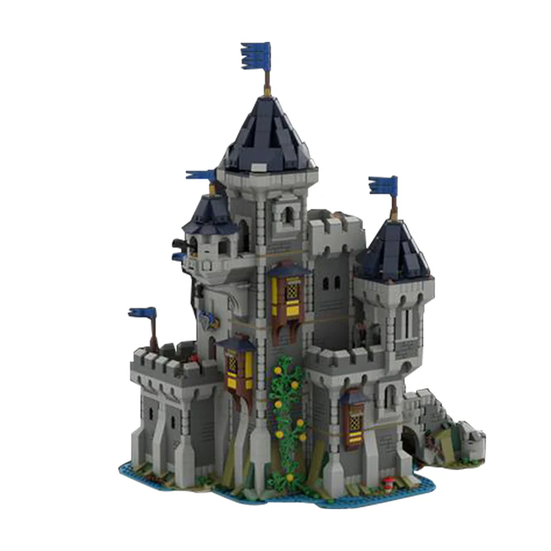 GOBRICKS MOC 101775 Black Falcon Knight's Castle - YWOBB