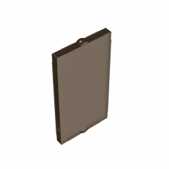 GOBRICKS GDS-879 Glass for Window 1 x 2 x 3 Flat Front - YWOBB