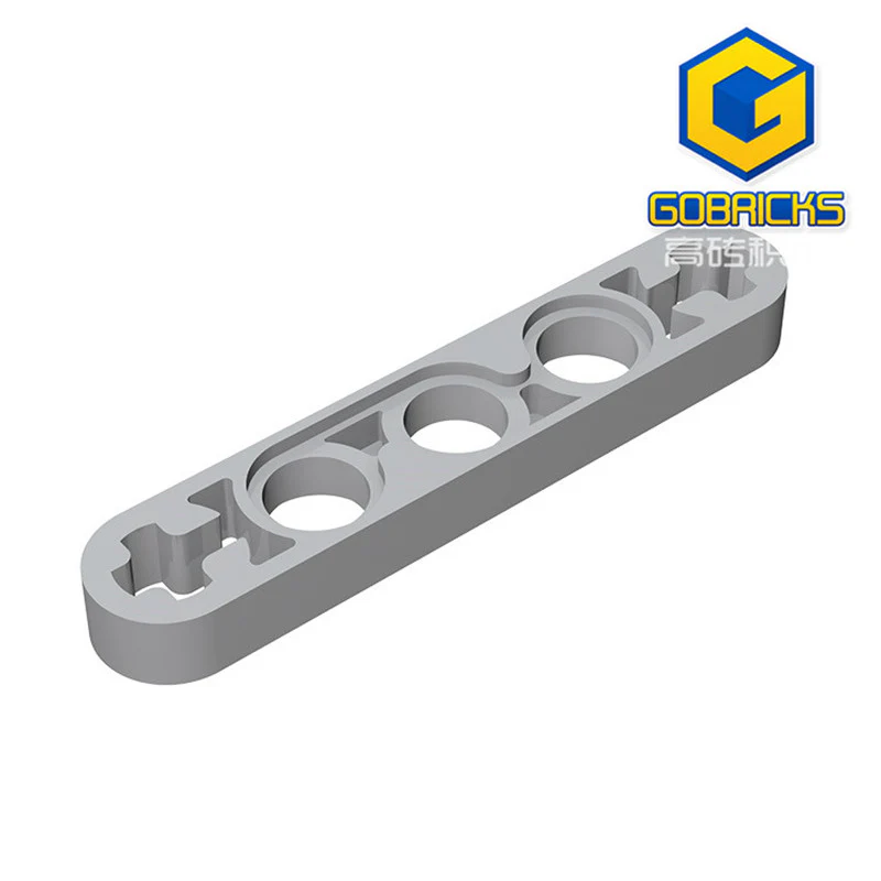 GOBRICKS GDS-691 Liftarm Thin 1 x 5 - Axle Holes - YWOBB