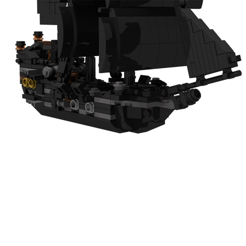 GOBRICKS MOC 145843 Mini The Black Pearl - YWOBB
