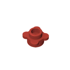 GOBRICKS GDS-839 Round 1 x 1 with Flower Edge - YWOBB