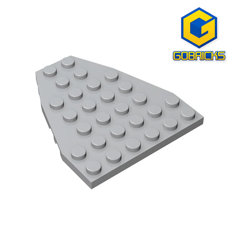 GOBRICKS GDS-770  Plate 7 x 6 with Stud Notches - YWOBB