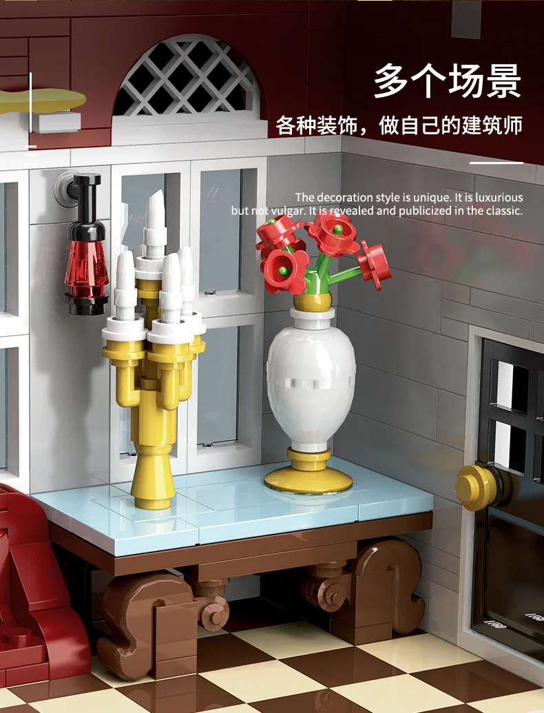 Mould King 16005 Antique Collection Shop with LED lights - YWOBB