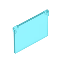 GOBRICKS GDS-878 Glass for Window 1 x 4 x 3 - Opening - YWOBB