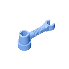 GOBRICKS GDS-1297 Bar 1 x 3 with Clip and Stud Receptacle - YWOBB