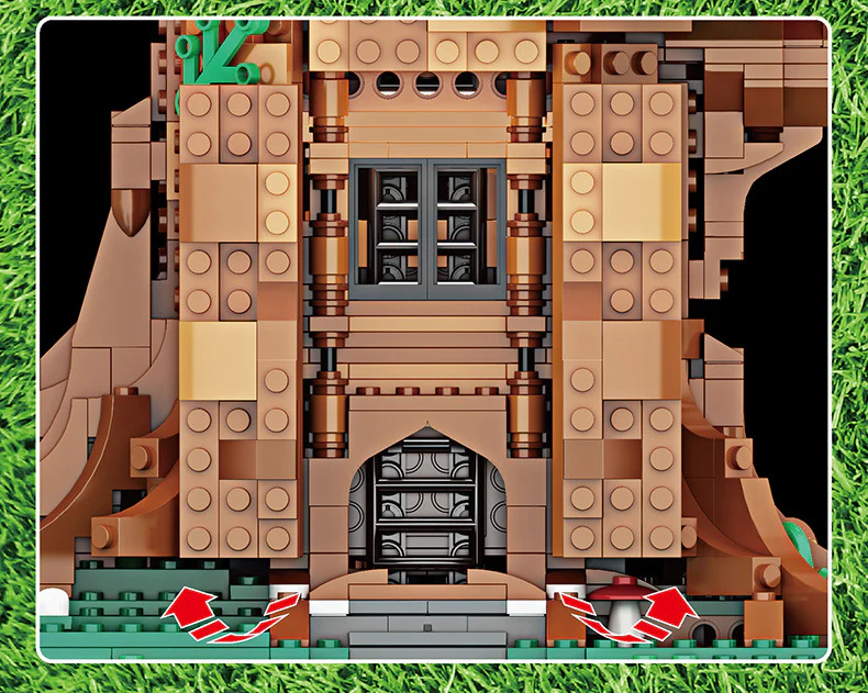 Mould King 16033 Treehouse with Lights - YWOBB