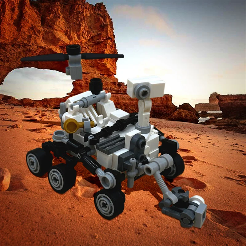 GOBRICKS MOC 150465 Perseverance rover and Ingenuity - YWOBB