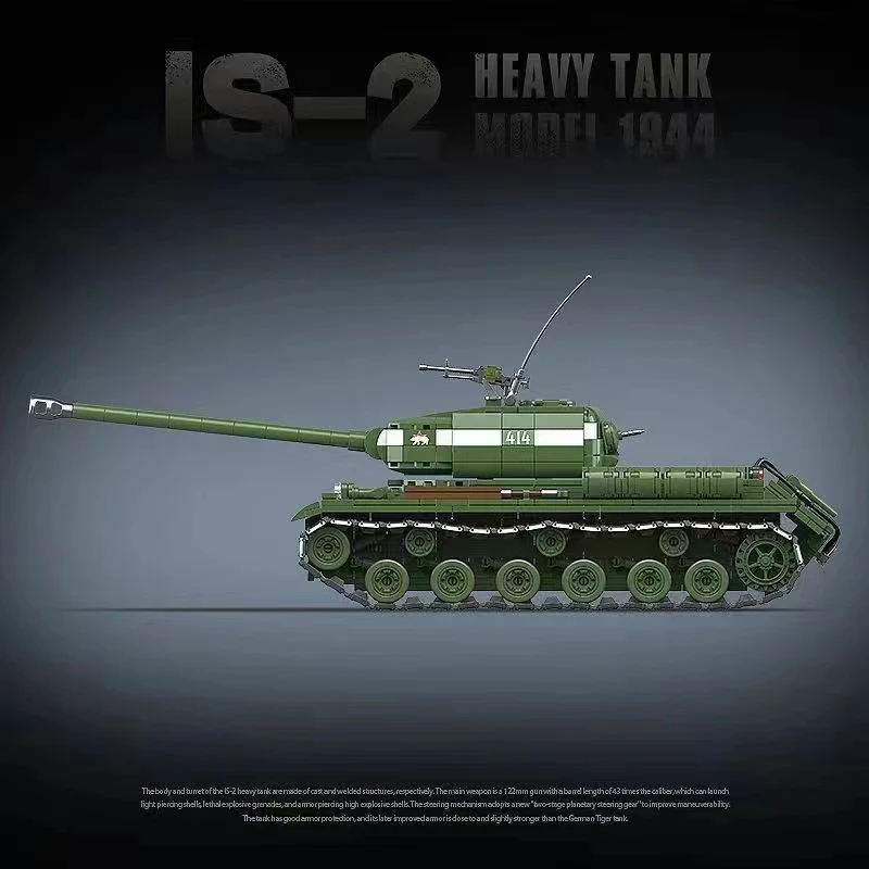 Quan Guan 100249 WWII IS-2 Heavy Tank Model 1944 - YWOBB