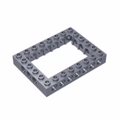 GOBRICKS GDS-974 Brick 6 x 8 Open Center - YWOBB
