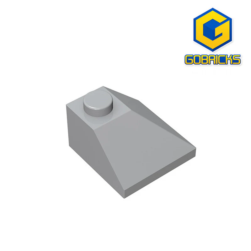 GOBRICKS GDS-621 Slope 45 2 x 2 Double Convex Corner - YWOBB