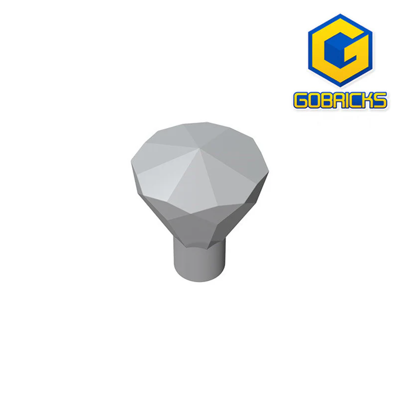 GOBRICKS GDS-1288 Rock 1 x 1 Jewel 24 Facet - YWOBB