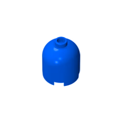GOBRICKS GDS-1049 Round 2 x 2 x 1 2/3 Dome Top - YWOBB