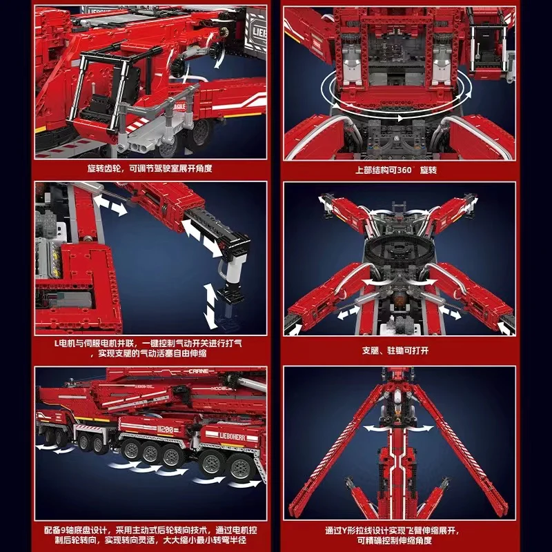 Mould King 17008 RC Liebherr LTM 11200 OVP EU Warehouse Version - YWOBB