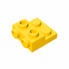 GOBRICKS GDS-801 Modified 2 x 2 x 2/3 with 2 Studs on Side - YWOBB