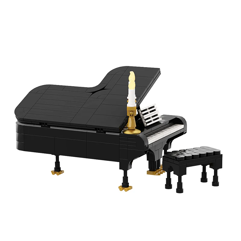 GOBRICKS MOC A0835Y02 Piano (black) - YWOBB