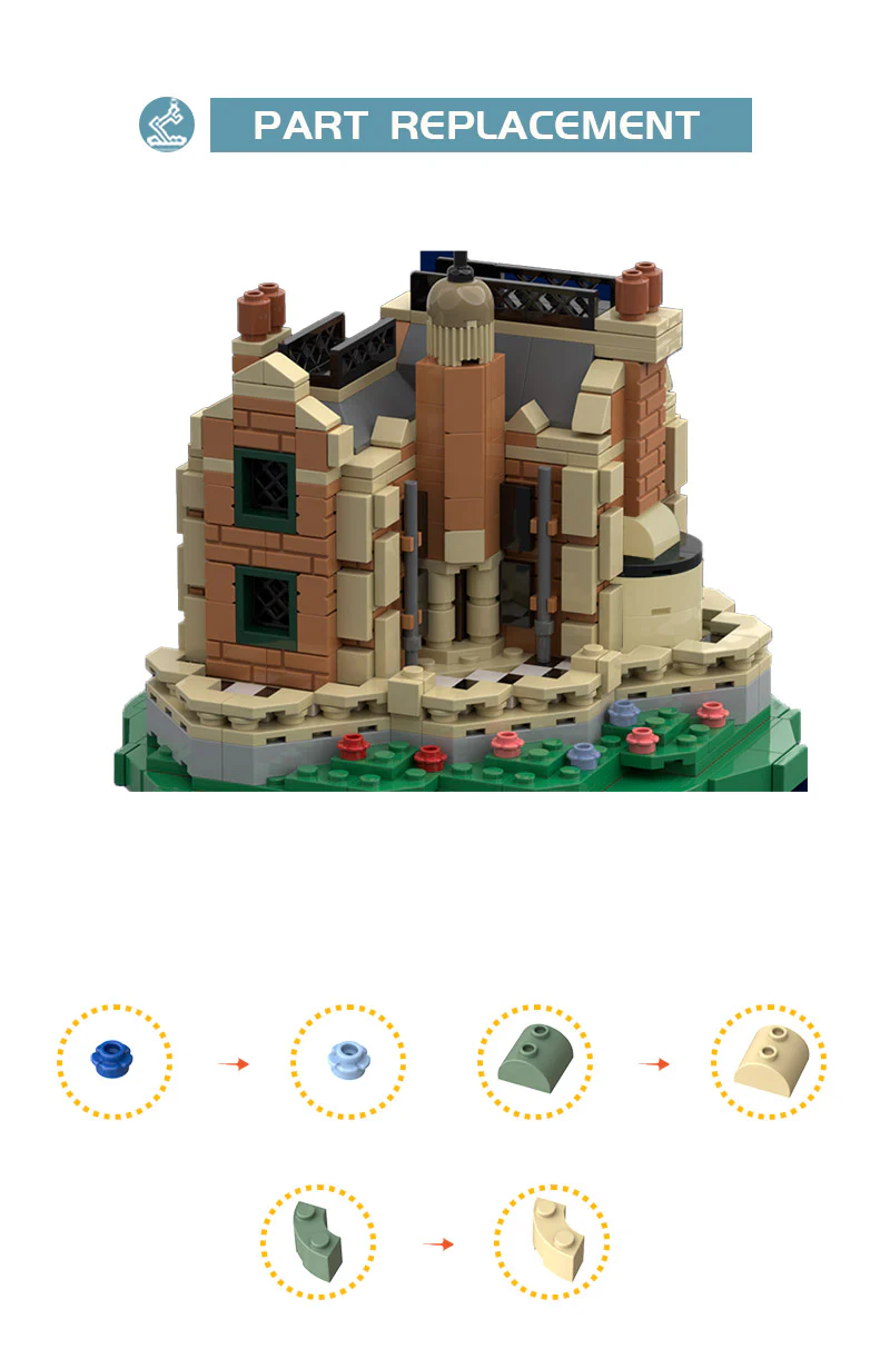 MOC 123859 WDW Haunted Mansion - YWOBB