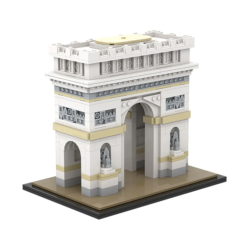 GOBRICKS MOC F-A0636 Arc de Triomphe - YWOBB