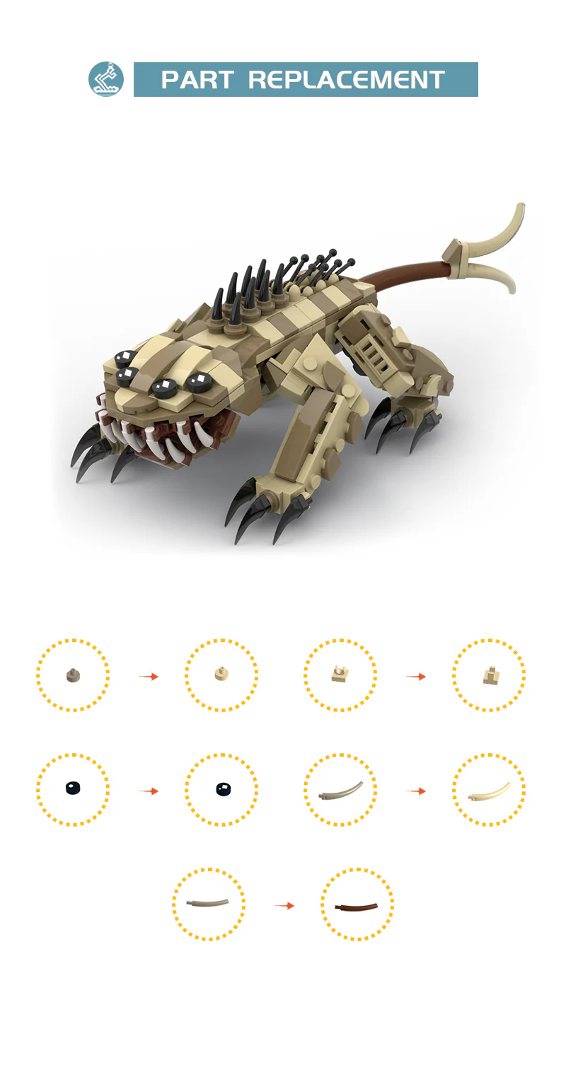 MOC 114029 Nexu Beast - From Petranaki / Geonosian Arena - YWOBB