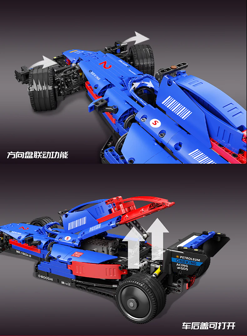 Mould King 18024B F1 Thunder Furious - YWOBB