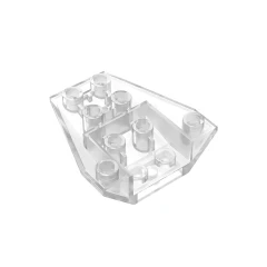 GOBRICKS GDS-1124 Wedge 4 x 4 Triple Inverted with Connections between 2 Studs - YWOBB