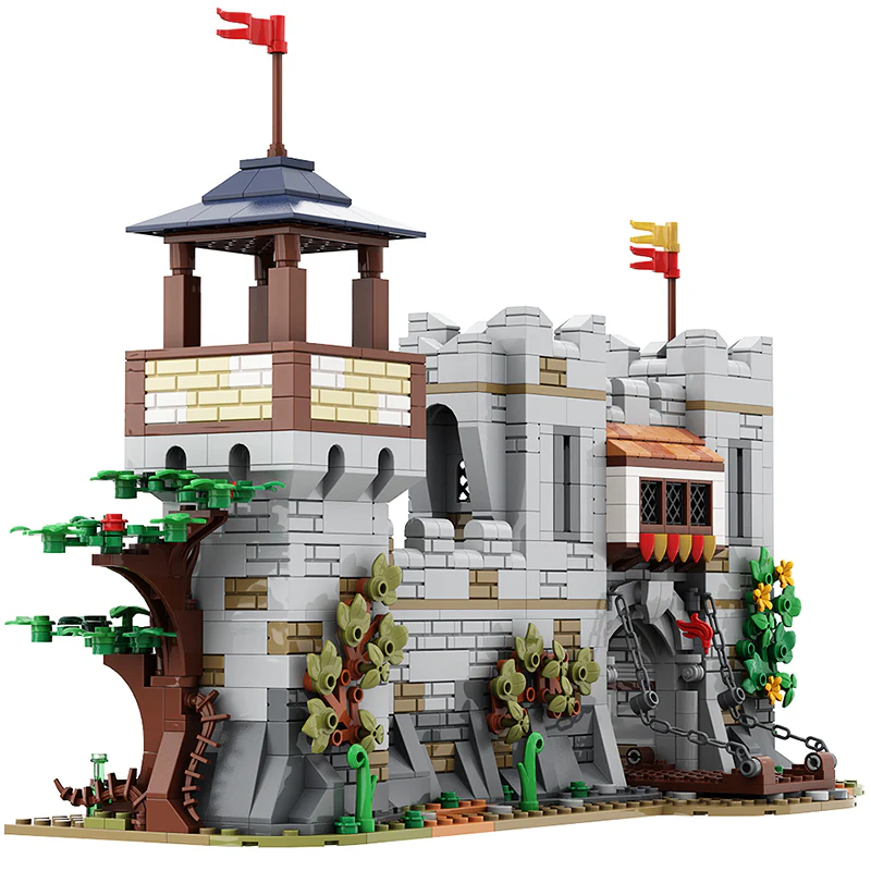 GOBRICKS MOC 137562 Small Lion Knights Castle - YWOBB