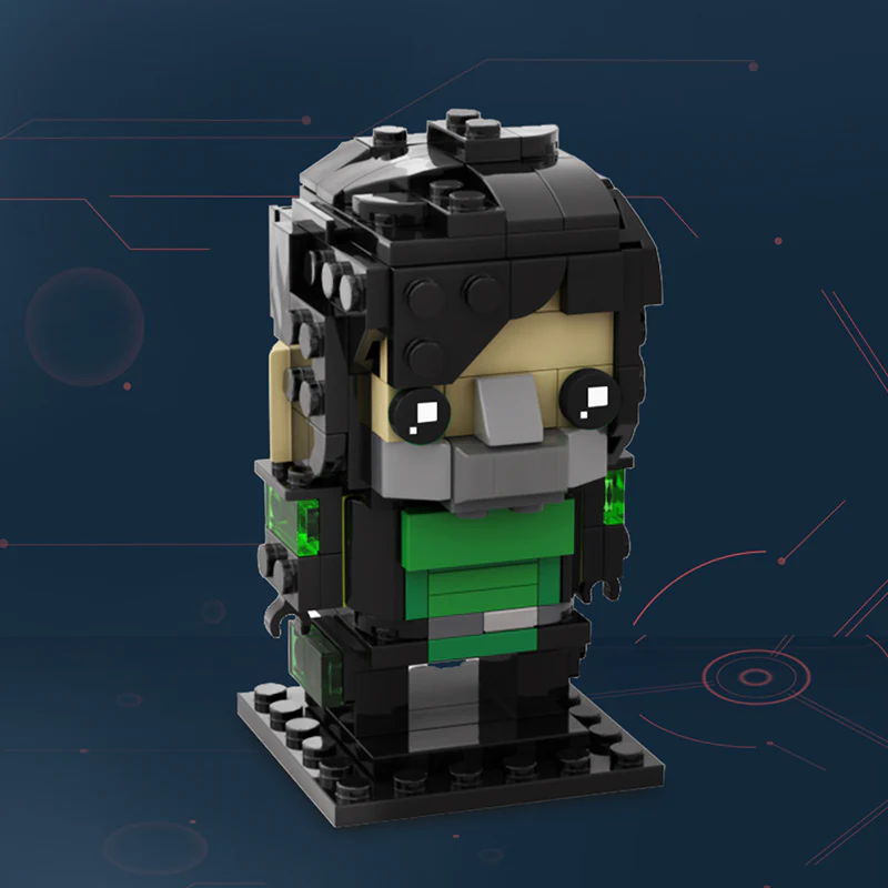 GOBRICKS MOC 131209 VALORANT Viper Brickheadz - YWOBB