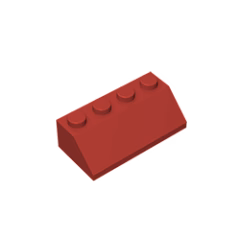 GOBRICKS GDS-591 Slope 45 2 x 4 - YWOBB