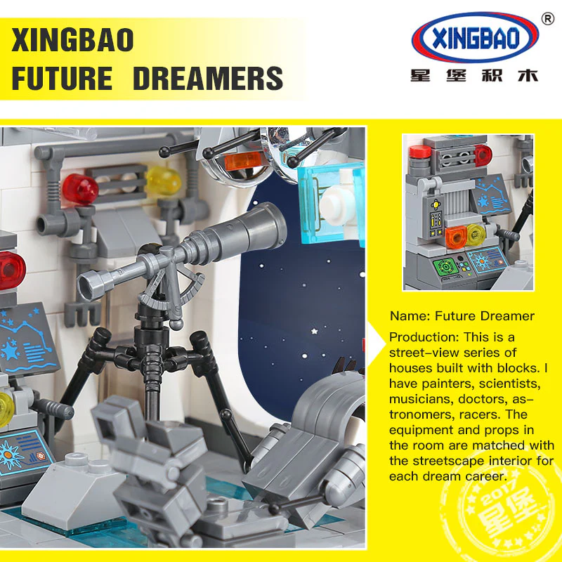 XINGBAO XB-01402 The Future Dreams House Set 6 in 1 - YWOBB