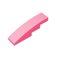 GOBRICKS GDS-658  Curved 4 x 1 - YWOBB