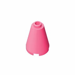 GOBRICKS GDS-746 Cone 2 x 2 x 2 - Open Stud - YWOBB