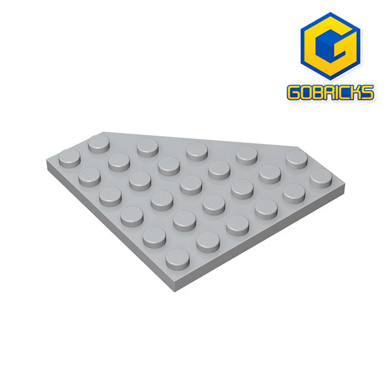 GOBRICKS GDS-702  Plate 6 x 6 Cut Corner - YWOBB