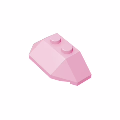 GOBRICKS GDS-756 Wedge 2 x 4 Triple - YWOBB