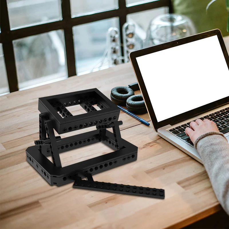 GOBRICKS MOC 110394 Back to the Future Time Machine Custom Stand - YWOBB