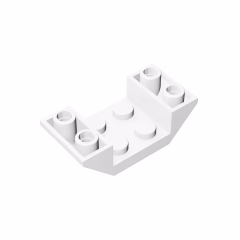 GOBRICKS GDS-683 Inverted 45 4 x 2 Double with 2 x 2 Cutout - YWOBB