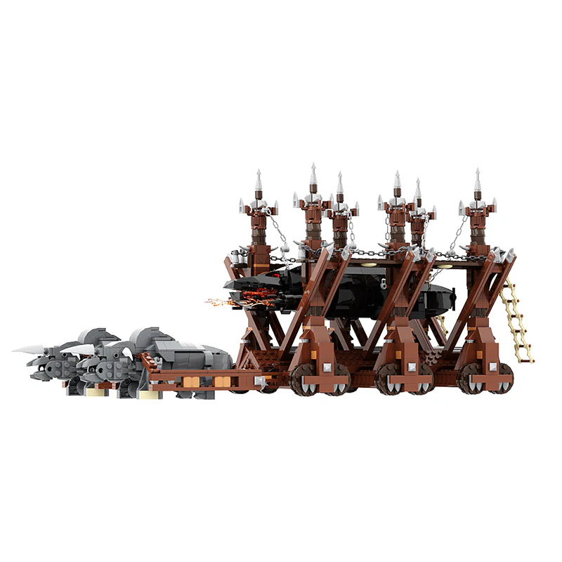 GOBRICKS MOC 135811 Battering ram-Grond - YWOBB