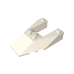 GOBRICKS GDS-1066 Wedge 6 x 4 Cutout with Stud Notches - YWOBB