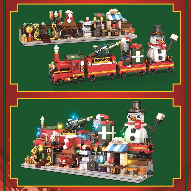 LWCK 7008 Merry Christmas Train 4 in 1 - YWOBB