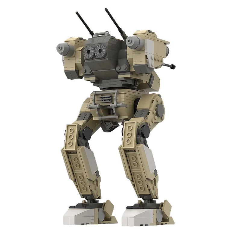 GOBRICKS MOC 171663 Flea Battlemech (desert camo) - YWOBB